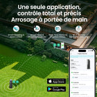 Aiper - IrriSense N2 Système d'arrosage intelligent pour pelouse avec carte d'arrosage personnalisée contrôlée par application - 4800 pieds carrés-Garantie de 2 ans incluse