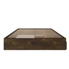 Nexera - Lit Queen tiroirs, Truffe-Accommode un matelas standard de format Queen.  Sommier non requis. Capacité de charge: 500 lbs