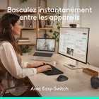 Logitech - Signature Comfort Plus M850 L, souris sans fil - Noir-Conception durable : les pièces en plastique de la Signature Comfort Plus M850 L sont fabriquées avec un minimum de 49 % de plastique recyclé post-consommation