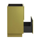 Modway - Quantum 32" Armoire de toilette de salle de bain (lavabo non inclus) - Or-6