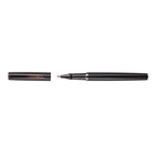 Gry Mattr − Stylo gel corps noir mat − accents de chrome noir-Encre noire