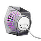 Hecate - Haut-parleurs de jeu Hecate G2000 Pro 2.0, son ambiophonique virtuel 7.1, RGB, Bluetooth, puissance de crête de 64 W et éclairage TempoFlow – Blanc-Profitez d’un son ambiophonique 7.1 de qualité cinématographique, optimisé par la puce DSP et le logiciel HECATE Gaming Center. Vivez chaque moment comme si vous y étiez