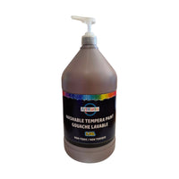 ArtWorks - Gouache lavable avec pompe - 3.78 L, brune-Chaque gallon comprend une pompe ! Il n'est pas nécessaire de l'acheter séparément