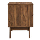 Modway - Soma 2 tiroirs Table de chevet, Noyer-Coussinets de pied non marqués