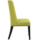 Modway - Baron Tissu Chaise à manger Ensemble de 2 - Herbe de blé-Finition de tête de clou polie