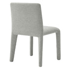 Modway - Rhodes Tissu tapis Chaise à manger - Gris colombe-8