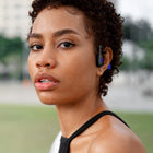 OPN Sound -  Casque audio ouvert Mezzo+ - Noir avec détails bleus-Batterie de 7 heures avec charge rapide : autonomie longue durée pour les appels et la musique