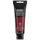 Liquitex Basics – Peinture acrylique 1046311, ton rouge cadmium foncé, tube de 118 ml-Formulée avec des pigments de qualité artistique sur lesquels l'artiste peut compter