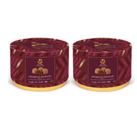 Walkers Truffes Prosecco Framboise 140g (paquet de 2)-Delicieux centre de truffes au prosecco au chocolat au lait avec une touche supplementaire de saveur de framboise enveloppe dans du chocolat au lait et saupoudre de cacao