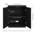 Hudson&Canal - Meuble d'appoint Mansfield de 71 cm de largeur, , grain noir-8