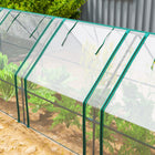 Outsunny - serre portable mini 12 pi x 3 pi x 3 pi, transparent- Structure solide en acier revêtu résistant à la rouille, permettant un déplacement facile  
