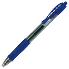 Pilot - Stylos à bille roulante encre gel G-2 - rétractable - rechargeable - 0,7 mm - bleu - paquet de 12 (BLG2-7-BE)-Pointe fine, 0,7 mm