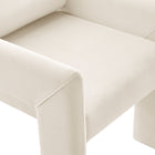 Modway - Daven Cuir végane Fauteuil à manger in Albâtre-8