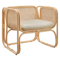 Modway - Ellis Rotin naturel Fauteuil d’accent - Naturel-Rotin naturel