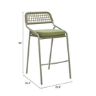 Zuo - Rio Tabouret de bar - Vert - Ensemble de 2-6