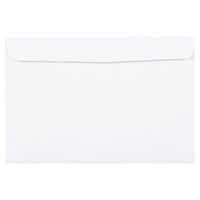 Jam Paper - Enveloppes commerciales Booklet, 6 po H x 9 po l, Blanc, Paquet de 25-Enveloppe de livret blanche
