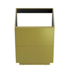 Modway - Quantum 32" Armoire de toilette de salle de bain (lavabo non inclus) - Or-7