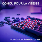 Logitech - Clavier gaming sans fil G515 LIGHTSPEED TKL profilé - Noir-36 heures de jeu: Continuez à jouer sans fil avec une autonomie allant jusqu’à 36 heures. L’autonomie varie en fonction des conditions d’utilisation