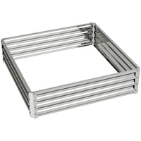 Outsunny - Jardin surélevé 4 pi x 4 pi x 1 pi pour légumes - argent-La meilleure et la plus simple façon de cultiver votre propre jardin à la maison 