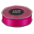 JAM Paper - Ruban de satin double face - 7/8" de large x 25 m - Rose choquant-Notre ruban décoratif est fabriqué à partir de satin double face de la plus haute qualité, avec une finition lisse !