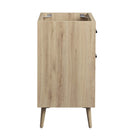 Modway - Maverick 24" Lavabo de l’armoire à vanité de la salle de bain non inclus - Oak White-6