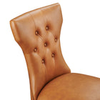 Modway - Silhouette Restauration Vinyle Fauteuil d’appoint - Tan-8