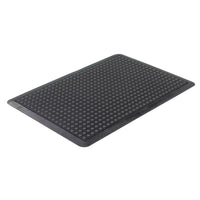 Edgewood - Tapis à Bulles Anti-Fatigue Léger Avec Formes de Dôme - 2 pi l x 3 pi L x 5/8 po P - Noir-Pour Usage Léger
