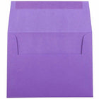 JAM Paper - Enveloppes d'invitation colorées A2 - 4,375 x 5,75 - violet violet recyclé - Paquet de 50-Ces enveloppes sont parfaites pour les RSVP, les cartes de voeux, les invitations à des événements, les mariages ou toute autre annonce