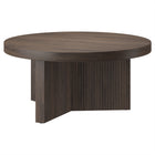 Hudson&Canal - Table basse ron Holm 32" L - Brun aulne-Le plateau de table a une capacité de poids de 50 lb