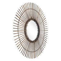 Zuo - Miroir Dimond - Or-Suspension verticale uniquement