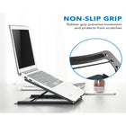 Mount-It! - Support pliable et portable pour ordinateur portable - noir-Conception pliable, idéale pour les voyages