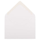 JAM Paper Enveloppes d'invitation Strathmore A7 avec rabat européen - 5,25 x 7,25 po - Vergé blanc brillant - paquet de 25-Quantité : 25/paquet