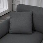 HOMCOM - Canapé sectionnel modulable avec chaise longue - gris foncé-2 coussins supplémentaires et 2 coussins d'accoudoir ajoutent du confort et améliorent l'esthétique 