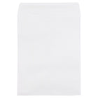 Jam Paper - Enveloppes commerciales à ouverture par le haut avec fermeture adhésive, 8 3/4 po H x 11 3/4 po l, Blanches, Paquet de 50-Fabriquées à partir de papier de 24 lb, ces enveloppes blanches et nettes sont dotées d'une fermeture auto-adhésive