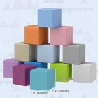 Soozier - Ensemble de 12 blocs de mousse souples pour tout-petits - Couleurs claires-Les configurations personnalisées apportent beaucoup de plaisir aux petits  