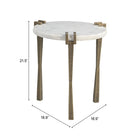 Zuo - Rench Table d’appoint - Blanc-6