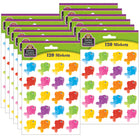  Teacher Created Resources - Autocollants de poisson colorés, 120 par paquet, 12 paquets-Pas besoin de colle ou de ruban adhésif, il suffit de décoller et de coller