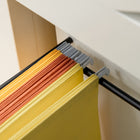 Vinsetto - Armoire de classement verticale avec barres suspendues pour format A4 pour bureau à domicile - blanc-Assemblage requis 