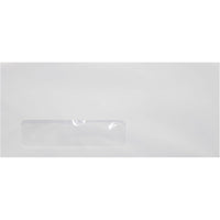 JAM Paper - Enveloppes à Fenêtre #10, Blanc Brillant, Laser Safe, 4 1/8 x 9 1/2, Paquet de 1000-Enveloppes à fenêtre n° 10 (4 1/8 x 9 1/2)