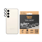 PanzerGlass - Protecteur d'objectif d'appareil photo Hoops pour Samsung Galaxy S24 - Noir-Disponible dans des couleurs assorties à la nouvelle série S