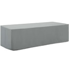 Modway - Immerse Convoquer / Séjourner / Appeler chaise chaise ou sofa Terrasse extérieure Housse de meubles, Gris-Housse de mobilier de patio d’extérieur