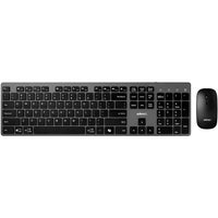 Adesso - Multi OS Wireless Scissor Switch Clavier de bureau avec clé CoPilot et souris-Performances sans fil rapides