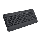 Logitech - Signature K650 Clavier sans fil Ergonomique Entier avec Repose-Poignets - Graphite-Confort toute la journée : le repose-poignets intégré doux et les touches silencieuses donnent une sensation familière et une expérience de frappe agréable
