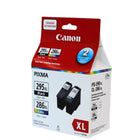 Canon -  PG-295XL/CL-286XL Cartouche d'encre d’origine - Haut rendement - Noir, cyan, magenta, jaune-Donne de magnifiques photos qui durent longtemps