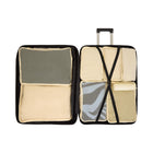 Swiss Mobility - Ensemble de Valise 2 Morceaux à Coque Rigide de la collection Rhodes- Gris-Serrure à combinaison intégrée approuvée par la TSA pour plus de sécurité