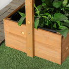 Outsunny - jardinière surélevée à 4 niveaux-Fond en tissu pour une bonne aération, permet le drainage de l’eau, empêche les fuites de terre 