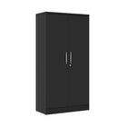 Ceha Canada - Armoire de rangement BDM 180 avec poignée fixe - Noir-FINITION EN POUDRE : Un revêtement durable et résistant aux rayures le protège contre l'usure, garantissant un aspect élégant pour les années à venir