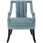 Modway - Harken Performance Velvet Chaise d’accent - Bleu clair - Ensemble de 2-Assemblée requise
