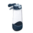 b.box - Bouteille Tritan Sport à Bec - 600ml - Minuit-Bec en silicone à flux facile et couvercle rabattable gardent l’hygiène et la simplicité