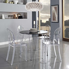 Modway - Casper Restauration Fauteuil d’appoint - Clair-Polycarbonate solide